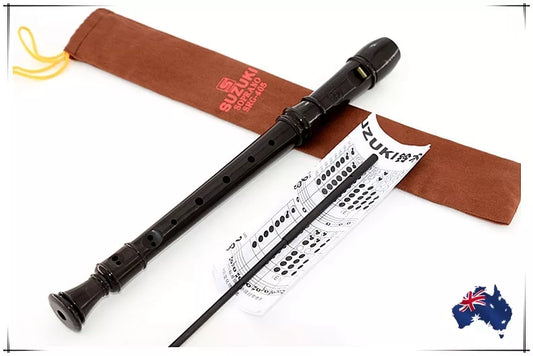 Suzuki C Treble Flute Recorder Soprano SRG405 8 Hole German Fingering Musical