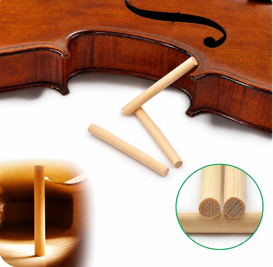 3pcs Violin Column Spruce Sound-Post for 3/4 4/4 1/2 1/4 1/8Violins Accessories