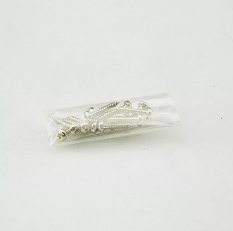 Acoustic Guitar String Tuning Peg Tuner Key Machine Semi-Closed Head Button Silver AU