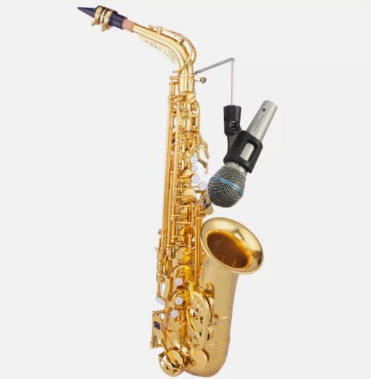 Saxophone Musical Instrument Clip Microphone clip Sax microphone stand