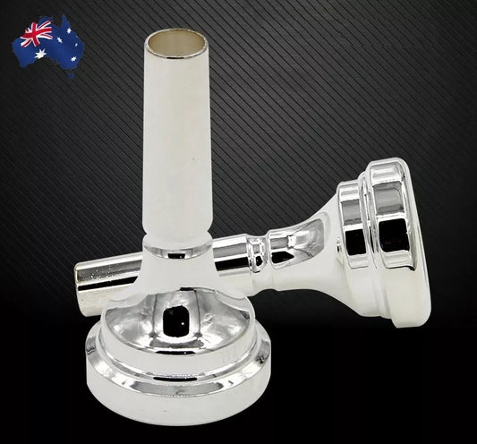 Silver Plated Baritone Horn Mouthpiece Rich Dark Sound Socket Brass Accessories