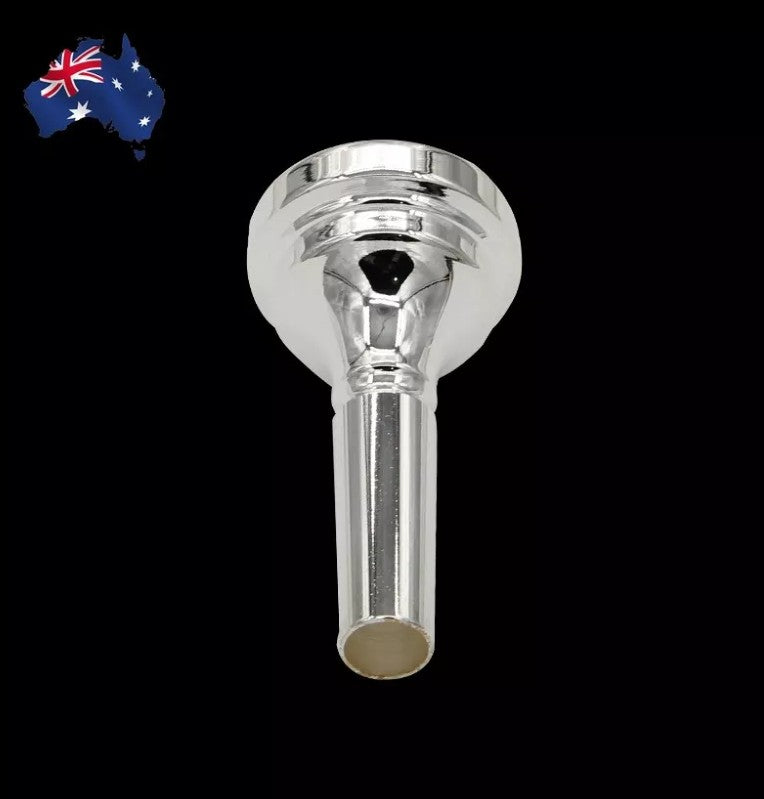 Silver Plated Baritone Horn Mouthpiece Rich Dark Sound Socket Brass Accessories