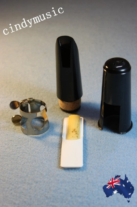 Clarinet Mouthpiece Set 1xMouthpiece / 1xCap/ 1xMetal Ligature / 1xReeds AU