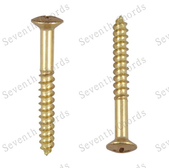 4pcs Electric guitar electric bass neck body reinforcement plate screw 5mm*45mm