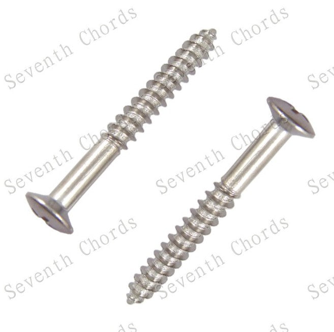 4pcs Electric guitar electric bass neck body reinforcement plate screw 5mm*45mm