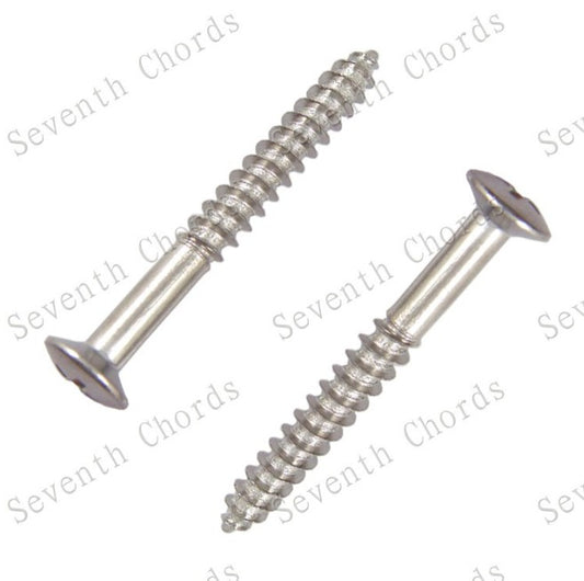 4pcs Electric guitar electric bass neck body reinforcement plate screw 5mm*45mm