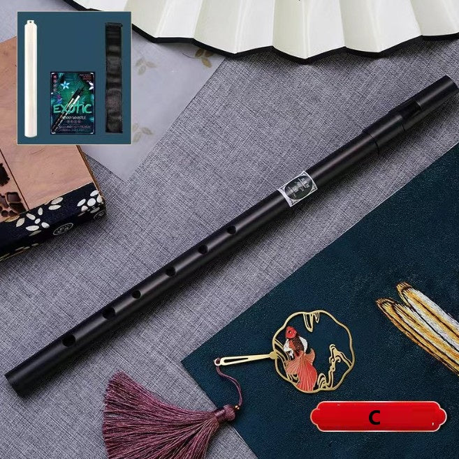 6Hole Metal Irish Whistle Straight Flute Band Orchestra Woodwind Instrument Gift