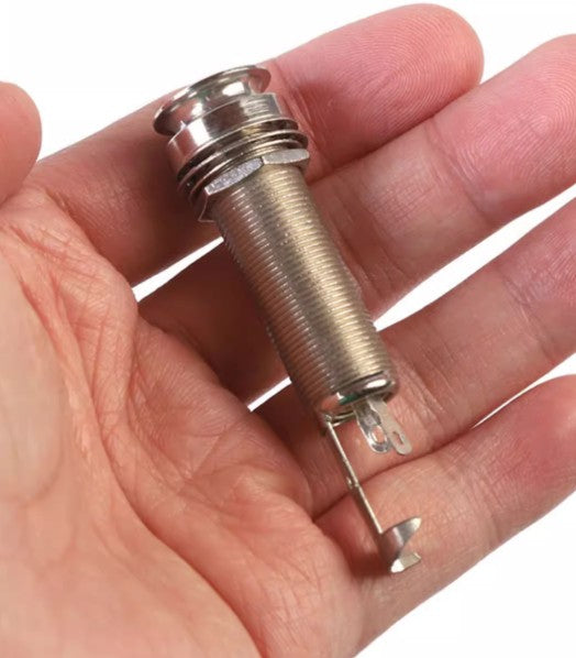 6.35mm Mono Electric Guitar Pickup Socket Electric Guitar Bass Ukulele Instrument Parts