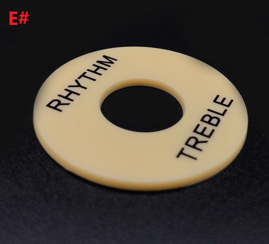 LP Electric Guitar Toggle Switch Washers Rhythm Treble Ring Plate with Les Paul Guitars