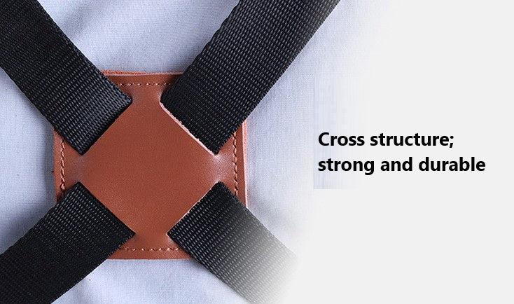 Adjustable Saxophone Harness Soft PU Pads Alto,Tenor,Soprano Saxophone Straps