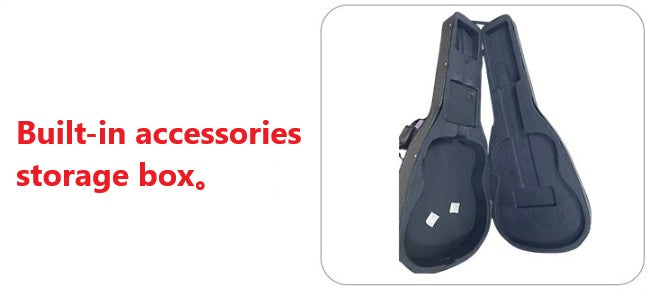 Ultralight Hard Foam Folk/Classical Acoustic Guitar Case Shoulder Strap AU