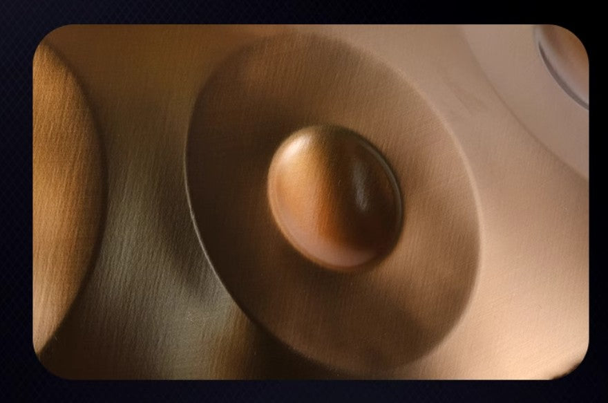 Travel version 18" 9 Note Handpan 440Hz in G Yoga Meditation Sound Healing AU