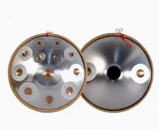 Golden Castle 22" 14 Note Handpan 440Hz in D Yoga Meditation Sound Healing AU