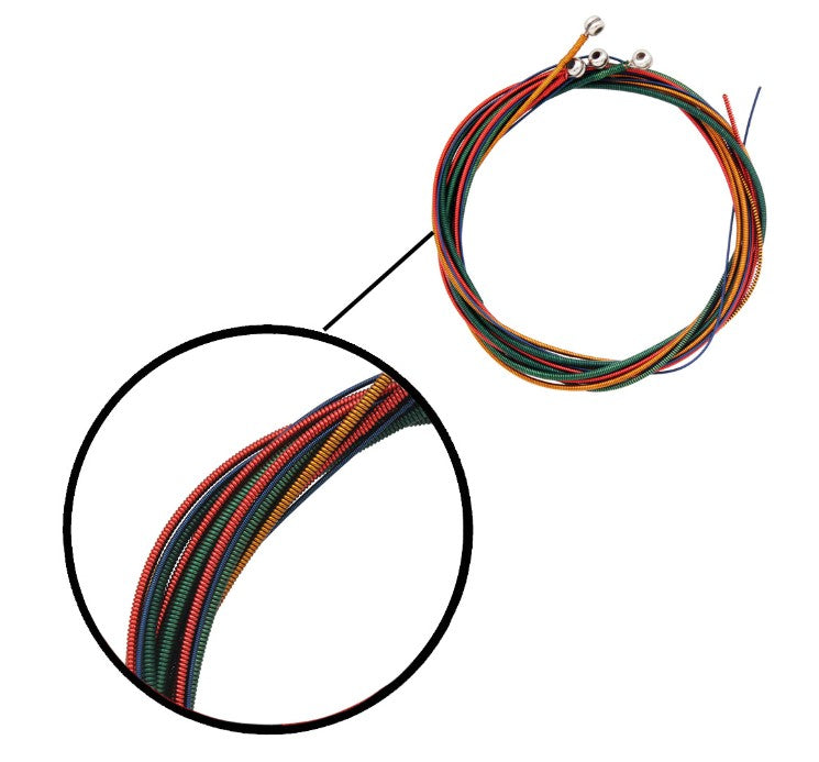 Spock.04-.095 inch Antioxidant Multi-Color 4String Electric Bass Guitar String