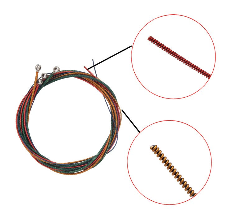 Spock.04-.095 inch Antioxidant Multi-Color 4String Electric Bass Guitar String