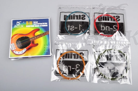Spock.04-.095 inch Antioxidant Multi-Color 4String Electric Bass Guitar String