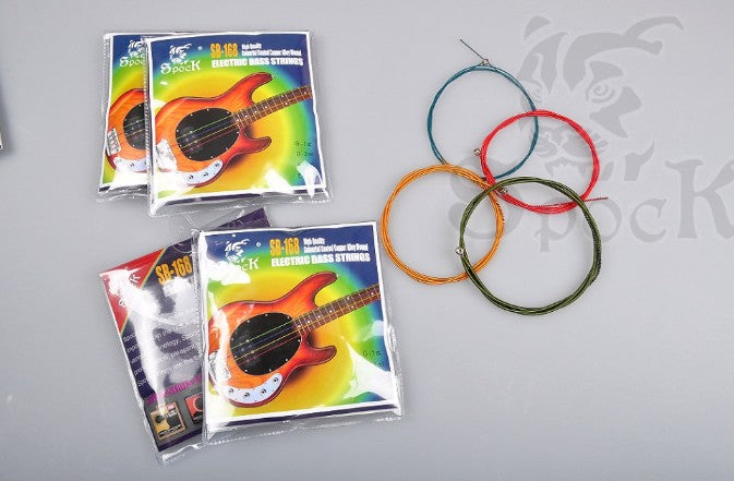 Spock.04-.095 inch Antioxidant Multi-Color 4String Electric Bass Guitar String