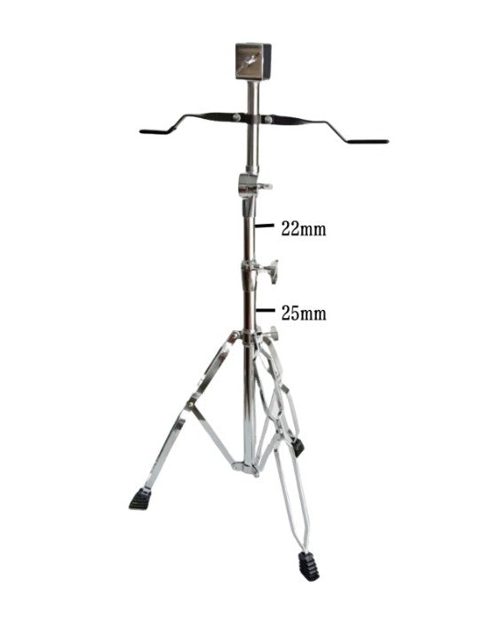 Bongo Stand Heavy Double BRACED MEMORY LOCK PADDED SUPPORT ARM height 80-105cm