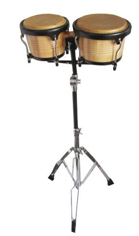 Bongo Stand Heavy Double BRACED MEMORY LOCK PADDED SUPPORT ARM height 80-105cm