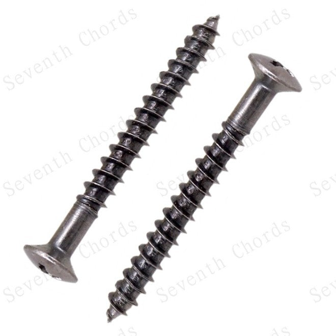 4pcs Electric guitar electric bass neck body reinforcement plate screw 5mm*45mm