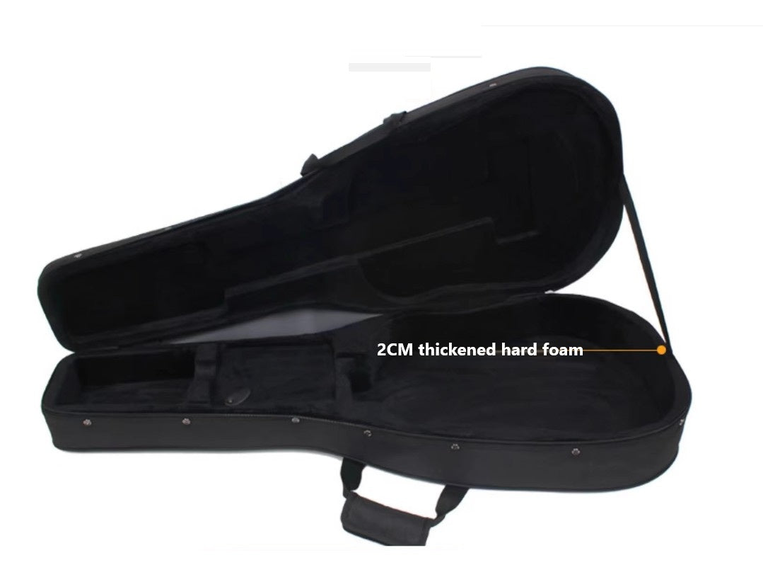 Ultralight Hard Foam Folk/Classical Acoustic Guitar Case Shoulder Strap AU