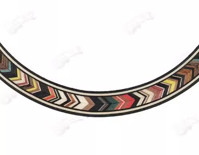 Acoustic Guitar Rosette guitar sound hole ring Luthier Tonewood Guitar Accessori