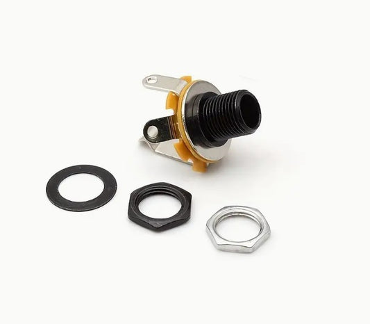 6.35mm 2-Conductor Mono Chassis Guitar Bass Jack Input Output Socket Accessories