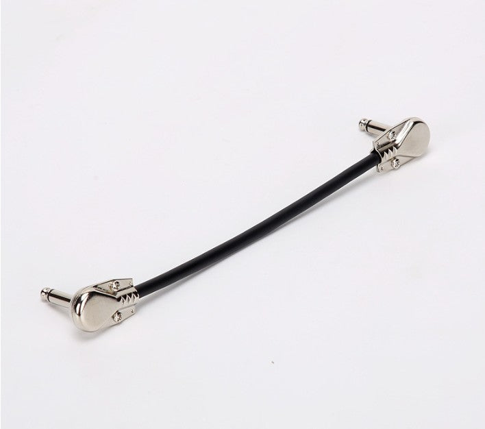 15/30cm Guitar Effects Pedal Patch Jumper Cables Pancake Audio Cables silver AU