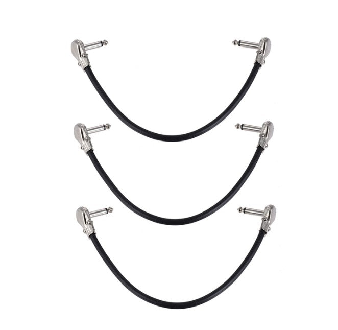 15/30cm Guitar Effects Pedal Patch Jumper Cables Pancake Audio Cables silver AU