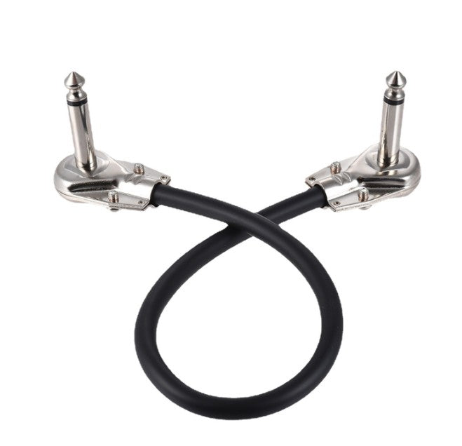 15/30cm Guitar Effects Pedal Patch Jumper Cables Pancake Audio Cables silver AU