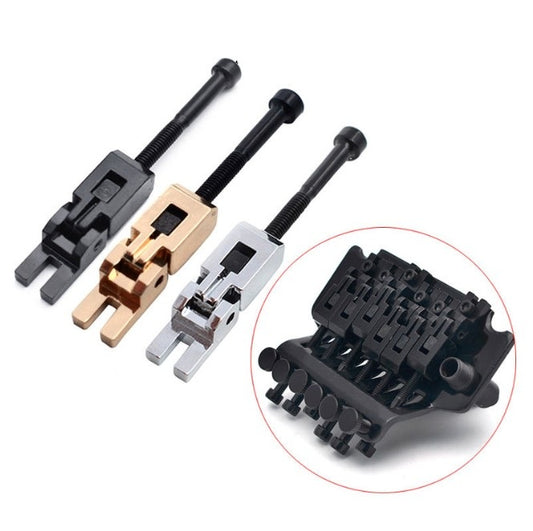 6pcs Electric Guitar Bridge Saddles Double Locking Tremolo Bridge Systyem Saddle