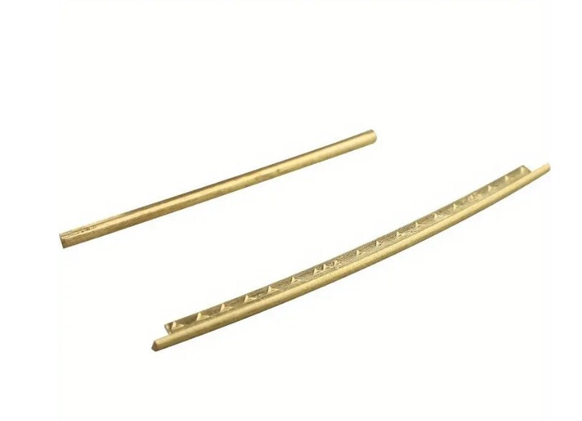 19pcs Brass Classical Guitar Fret Banjo Ukulele Mandolin Luthier Repair Accessor
