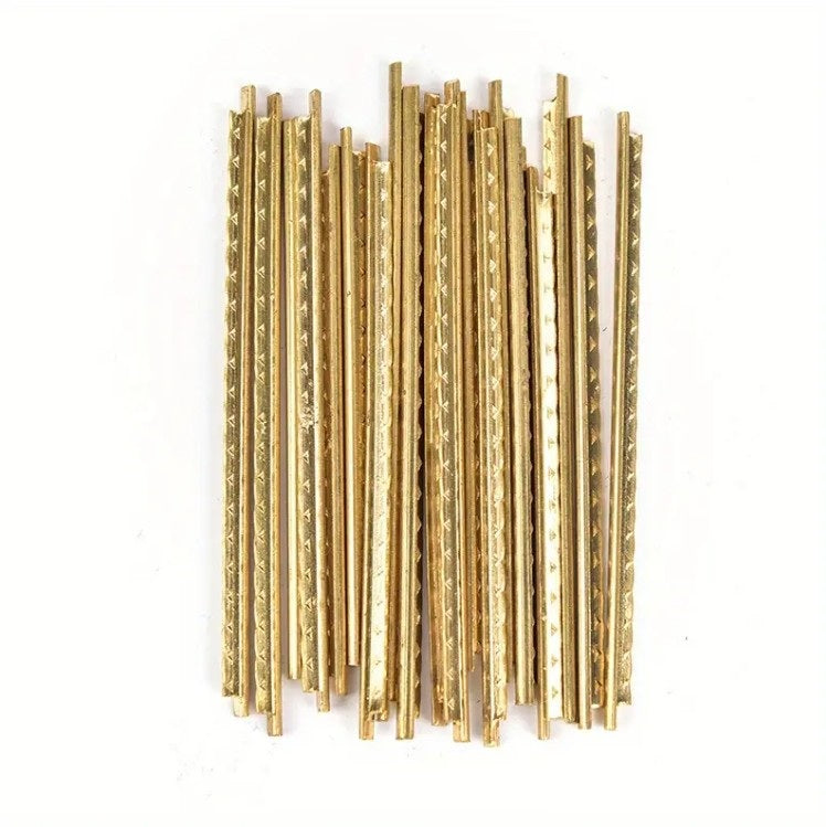 19pcs Brass Classical Guitar Fret Banjo Ukulele Mandolin Luthier Repair Accessor