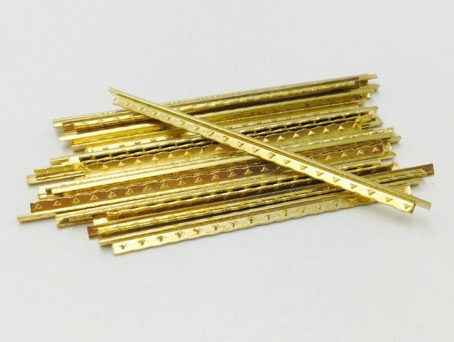 19pcs Brass Classical Guitar Fret Banjo Ukulele Mandolin Luthier Repair Accessor