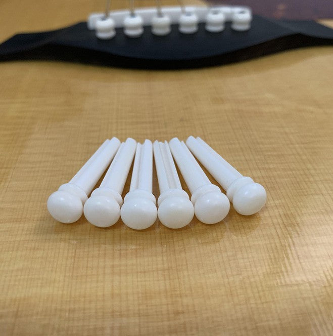 High Quality Bone Guitar String Nails Folk Guitar Solid String Pins Guitar Accessories