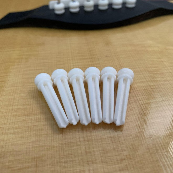 High Quality Bone Guitar String Nails Folk Guitar Solid String Pins Guitar Accessories