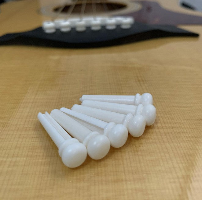 High Quality Bone Guitar String Nails Folk Guitar Solid String Pins Guitar Accessories