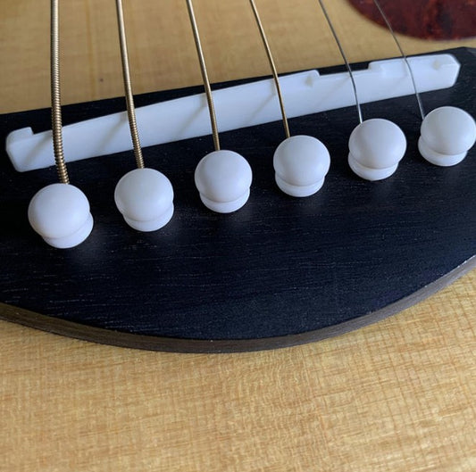 High Quality Bone Guitar String Nails Folk Guitar Solid String Pins Guitar Accessories