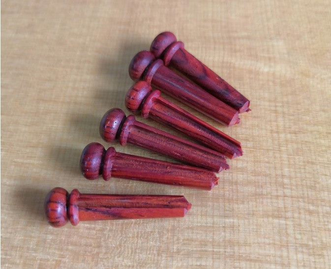 Cocobolo wood Guitar String Nails Pins 3.0mm abalone shell Guitar Accessories