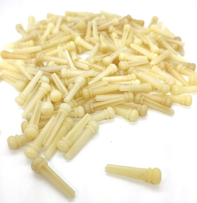 High Quality Bone Guitar String Nails Folk Guitar Solid String Pins Guitar Accessories