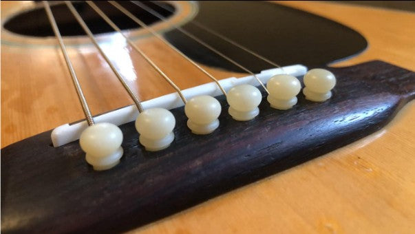 High Quality Bone Guitar String Nails Folk Guitar Solid String Pins Guitar Accessories
