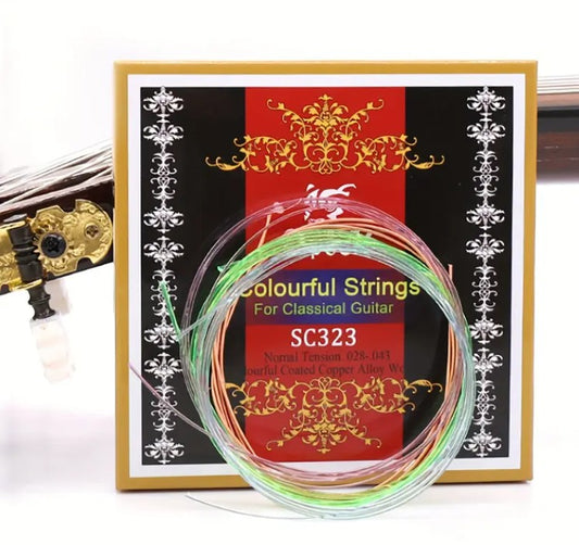 028-043 Normal Tension Colorful Nylon Classical Guitar Strings Guitar Accessorie