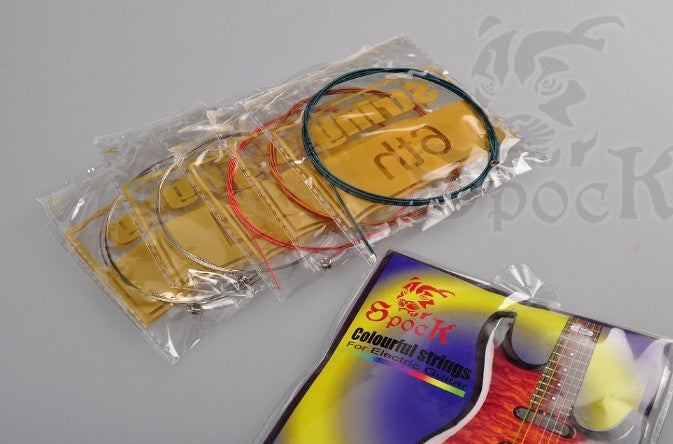 Steel Colourful Electric Guitar Strings 6String Anti-Rust Coating Guitar accessories