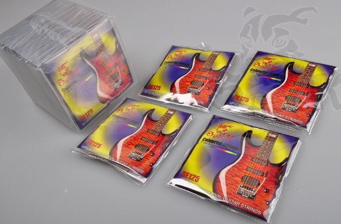 Steel Colourful Electric Guitar Strings 6String Anti-Rust Coating Guitar accessories