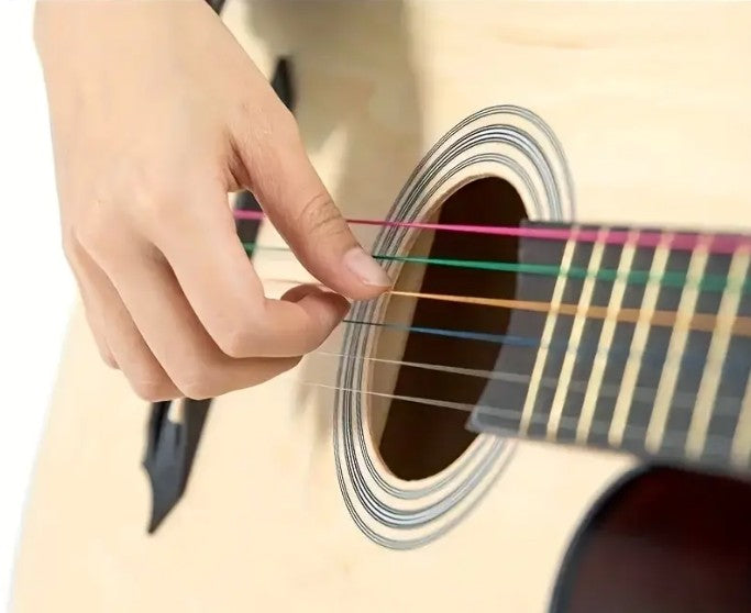 Steel Colourful Acoustic Guitar Strings 6String Anti-Rust Coating Guitar accessories