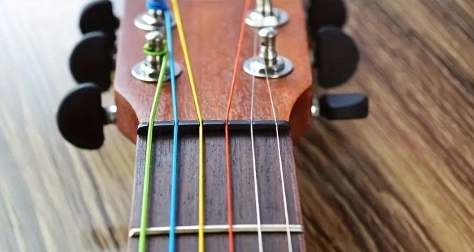 Steel Colourful Acoustic Guitar Strings 6String Anti-Rust Coating Guitar accessories