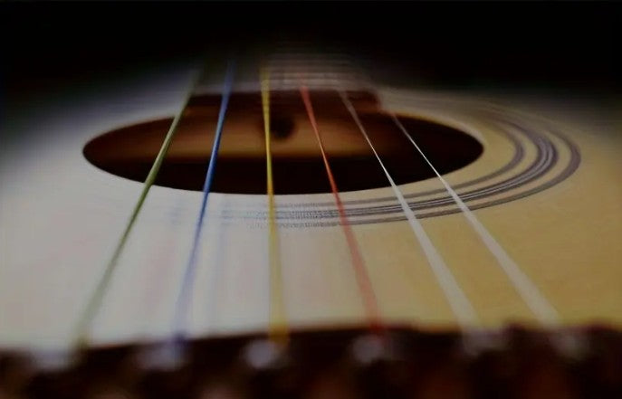 Steel Colourful Acoustic Guitar Strings 6String Anti-Rust Coating Guitar accessories
