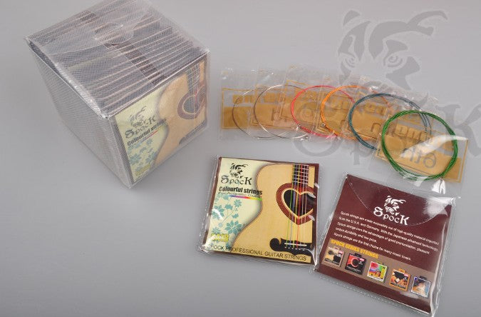 Steel Colourful Acoustic Guitar Strings 6String Anti-Rust Coating Guitar accessories