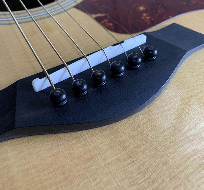 Ebony Guitar String Nails Bridge Pins 3.0mm abalone shell Guitar Accessories AU