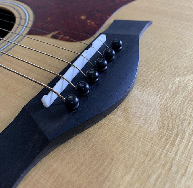 Ebony Guitar String Nails Bridge Pins 3.0mm abalone shell Guitar Accessories AU